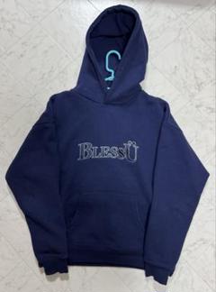 BlessÜ OG LOGO HOODIE ネイビー　ブレスユー　Mサイズのサムネイル