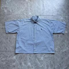 Ralph Lauren 短丈チェックシャツ　ボックスシルエット　シティーボーイ Ralph Lauren 短丈チェックシャツ ボックスシルエット シティー