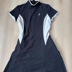LANVINハイネック 半袖 ゴルフワンピース