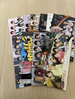 ジャニーズWEST 会報vol.4〜19 ツアー案内用紙 ジャニーズ WEST 1stドーム LIVE ♡24 (ﾆｼ)から感謝 届けます