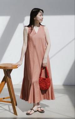 新品　タグ付き　MARIHA　マリハ　夏の月影ドレス　サーモンピンク
