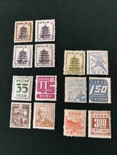 銭単位切手 第２次新昭和16点セット(概ね美品) 第2次新昭和】 数字（3円80銭） | 通常切手（第1次昭和