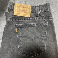 90's Levi's 505 オレンジタブ ブラック デニムパンツ 表記