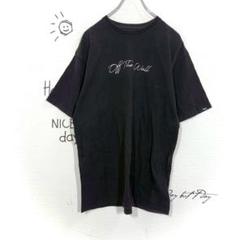 VANS Tシャツ(M) off the wall 半袖 ブラック シンプル