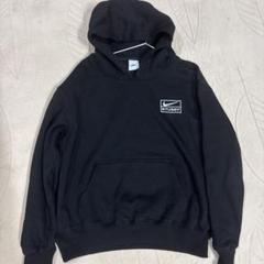 粗品　NIKE x STUSSY ブラック スウェットパーカー 希少】 Nike x Stussy Full-Zip Fleece Hoodie ステューシー