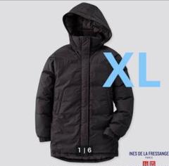 おすすめ オーバーサイズダウンパーカー UNIQLOイネス ブラック size XL ジャケット・アウター