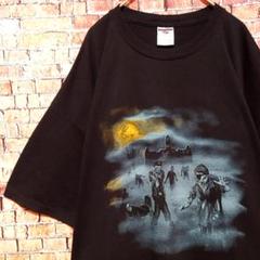 JERZEES　ZOMBIE WALK　半袖Tシャツ　ブラック　2X (2L)