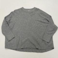 UNFILO ふわふわニット ラウンドヘム アンゴラブレンド セーター ニット