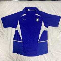 【未使用】ナイキ　ブラジル代表　アウェイユニフォーム　2002日韓W杯 未使用】ナイキ ブラジル代表 アウェイユニフォーム 2002日韓W杯