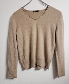 カシミヤ100% クルーネック ニット