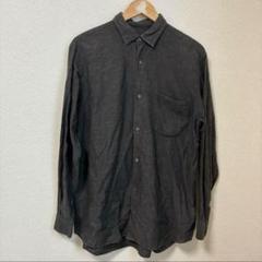 コモリ　ベタシャン　サイズ1 チャコールグレー COMOLI (コモリ) ベタシャン CPOシャツ
