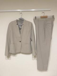 ANCHOR WOMAN パーソンズ グレー ノーカラー パンツスーツ 13号 2025年最新】anchor woman スーツの人気アイテム - メルカリ