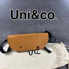 Uni & co.ユニアンドコーレザーメッセンジャーバッグ キャメル Uni & co.ユニアンドコーレザーメッセンジャーバッグ キャメル