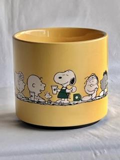 【新品未使用】スタバPEANUTSスタッキングマグイエロー414ml箱付き スターバックス PEANUTS フェイスマグ スタッキングマグイエロー