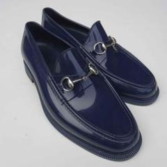 GUCCI ネイビー フラットラバーシューズ　35 GUCCI ネイビー フラットラバーシューズ 35