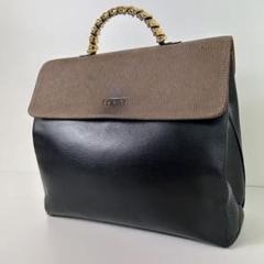 【極上✨】ロエベ ショルダーバッグ ベラスケス ツイスト金具 ゴールド LOEWE ロエベ ベラスケス バッグ バイカラー ツイスト金具