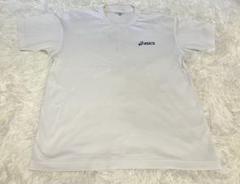 asicsアシックス ホワイトワンポイント　スポーツTシャツ　Мサイズ
