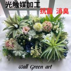 光触媒加工　抗菌消臭ウォールグリーン　SWロングNO.99.100 光触媒加工 グリーンウォール 壁掛け 抗菌 消臭 インテリア