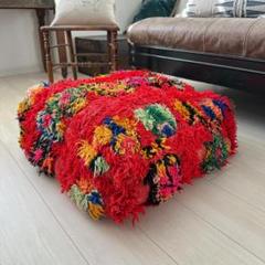 ふむふむ モロッコのヴィンテージプフ17 ふむふむ様専用 モロッコのヴィンテージプフ17