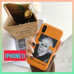 【在庫処分残り1個】iPhoneケース アインシュタイン iPhone11