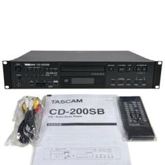 【中古】tascam cd200sb CD-200SB | SD/SDHCカード、USBメモリー対応 業務用CDプレーヤー
