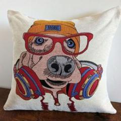 ★NEW★トルコ製クッションカバー（犬）