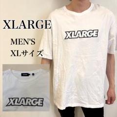 【完売モデル】エクストララージ　刺繍ワッペン センターロゴ Tシャツ Lサイズ白