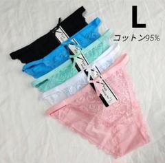【L5枚】レディース ショーツ パンツ 綿混 ふんどしパンツ(H381)のサムネイル