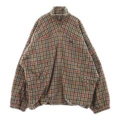 【値下げ】 BALENCIAGA フリース チェックジャケット 44 - メルカリ ジャケット・アウター