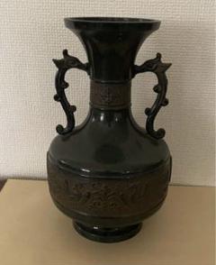 高岡銅器 双耳花瓶 花器 壺 - メルカリ