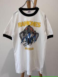 Ramones ラモーンズ リンガーTシャツ Lサイズ 90s〜 Ramones ラモーンズ リンガーTシャツ Lサイズ 90s〜