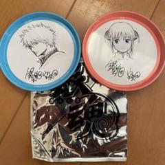 坂田銀時＆神楽　描き下ろし缶コースター 銀魂 ジャンプ　春のアニメ化フェア