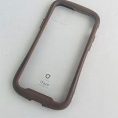 iFace 強化ガラスクリアケース iPhone12/12 Pro ブラウン