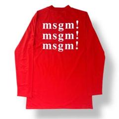 美品　MSGM ロンT エムエスジーエム　トリプルロゴ 美品 MSGM ロンT エムエスジーエム トリプルロゴ - メルカリ