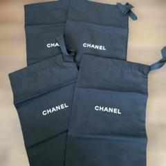 CHANEL ブラック シューズバッグ 4つ