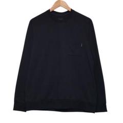 ノースフェイス　長袖ポケットTシャツ　ロンT ポケT ピスネームロゴ　ブラック