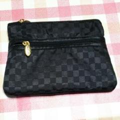 わページ　ハンドメイド　市松模様　ポーチ d0edad86ea69663c250c9c7a843504