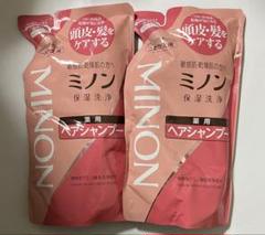 ミノン 薬用　ヘアシャンプー つめかえ用 380mL 2個セットのサムネイル