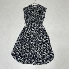 【美品】ヌキテパ ボタニカル ノースリーブ ワンピース フレアワンピース 美品】ヌキテパ ボタニカル ノースリーブワンピース フレア