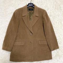 美品 Leilian アンゴラウールのハーフコート キャメル 大きい