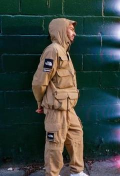 SUPREME×THE NORTH FACE カーゴベスト 20SS ベージュ