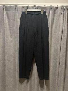 21AW強縮ウールドローストリング パンツ　サイズ1 PIN HEAD 美品 COMOLI / コモリ | 強縮ウール ドローストリングパンツ - Pin