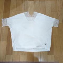 m*@様 ayane レースホワイトTシャツのサムネイル