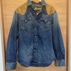 【名作】RRL USA製　デニムウエスタンシャツジャケットのサムネイル