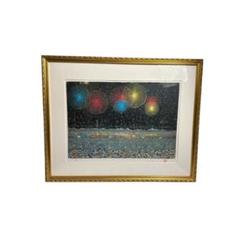 山下 清 長岡の花火 版画 貼り絵 絵画 版画 山下 清 「長岡の花火」 Kiyoshi Yamashita - 創業36年 美術品