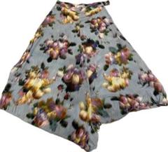 ヨウジヤマモト　プリュスノアール　花柄　サルエルパンツ YOHJI YAMAMOTO 23AW 新作入荷 タイドレープパンツ&フラワータイ