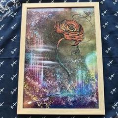 木版画手彩色　江崎 満／是諸法空相の羅漢　2/30自筆サイン落款 木版画手彩色 江崎 満／是諸法空相の羅漢 2/30自筆サイン落款 版画