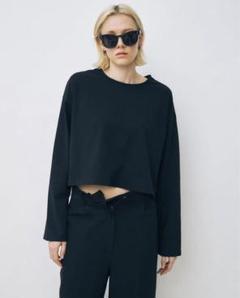 Gajess】バレエロングTシャツネイビー40サイズ