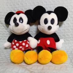 【Disney】ミッキー・ミニー ぬいぐるみセット 約30cm