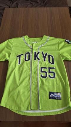 東京ヤクルトスワローズ　優勝ワッペン付き燕パワーユニフォーム　村上宗隆M 東京ヤクルトスワローズ 優勝ワッペン付き燕パワーユニフォーム